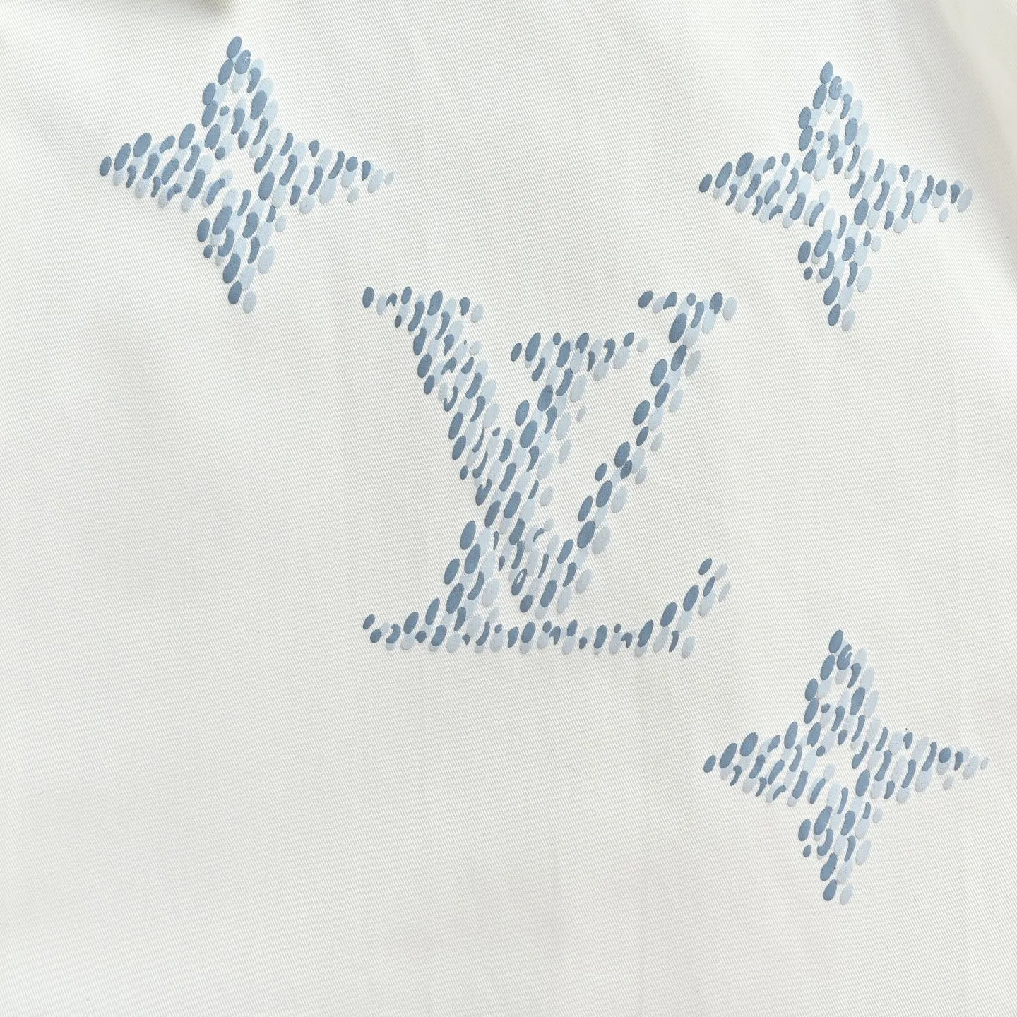 Louis Vuitton/Louis Vuitton dark pattern old flower lapel shirt